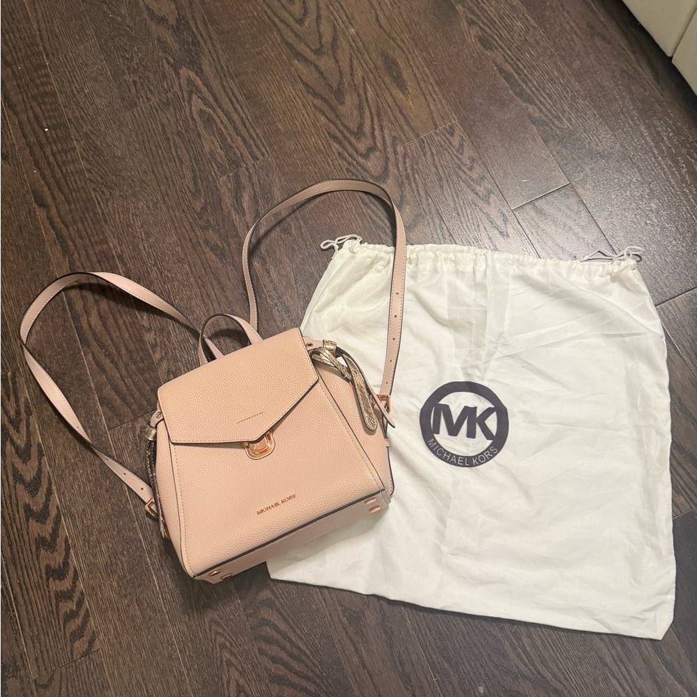 Michael Kors Blush Leather Backpack